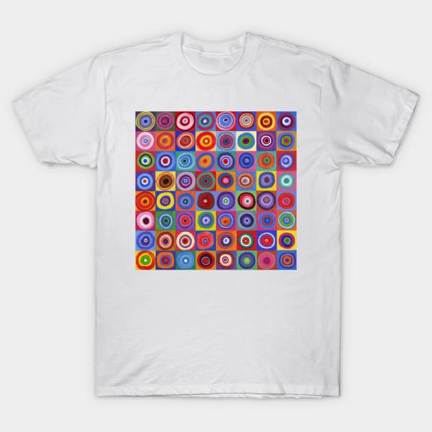 In Square Circle 64 T-Shirt by wavynewt